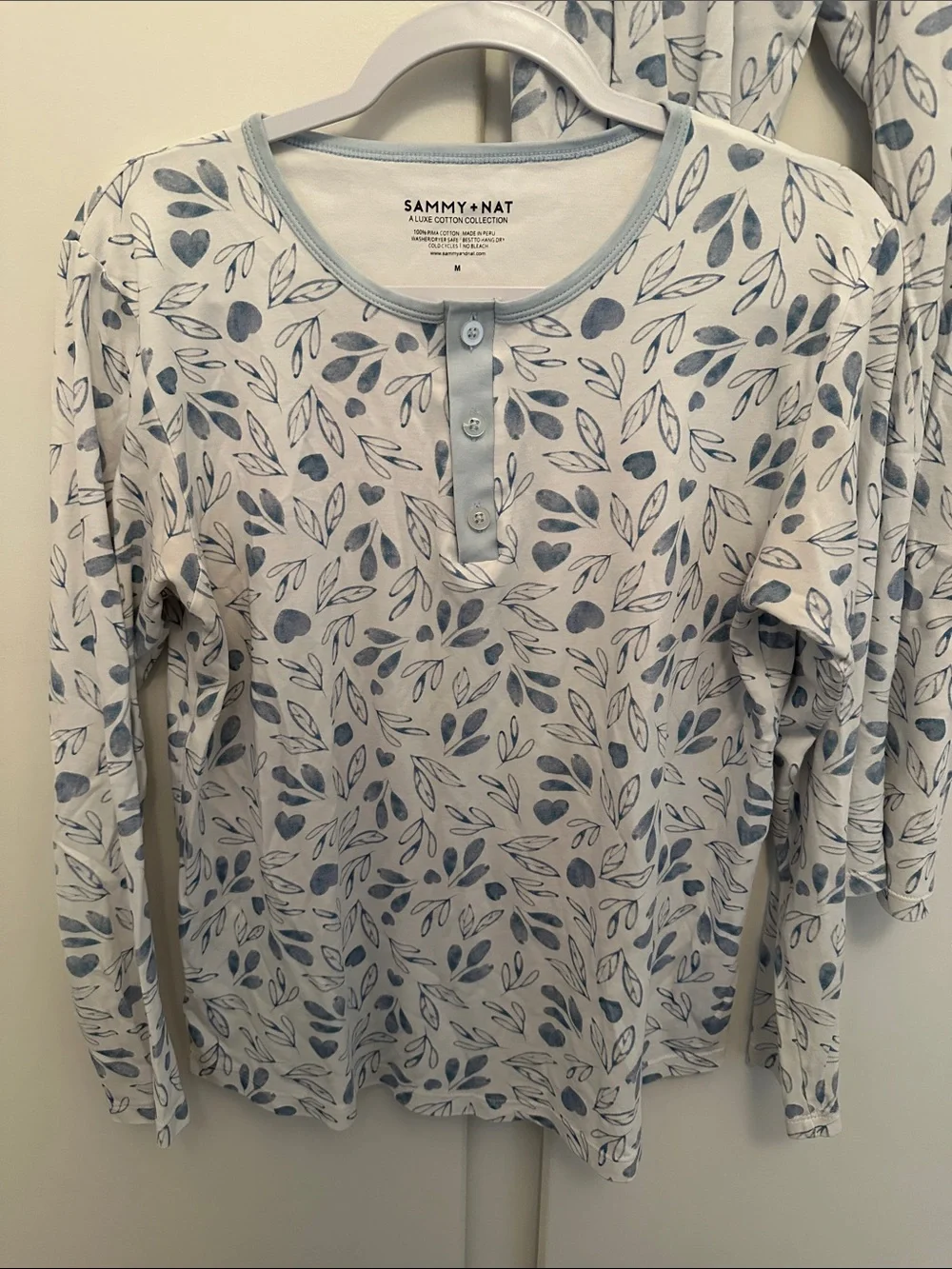 LIKE NEW Sammy + Nat Pima Cotton Matching Mommy and Me Pajamas PJs